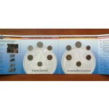 Németország 12 db-os szett UNC, 130 éves a német márka, díszcsomagolásban