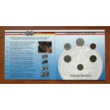 Németország 12 db-os szett UNC, 130 éves a német márka, díszcsomagolásban