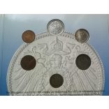 Németország 12 db-os szett UNC, 130 éves a német márka, díszcsomagolásban