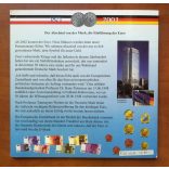 Németország 12 db-os szett UNC, 130 éves a német márka, díszcsomagolásban