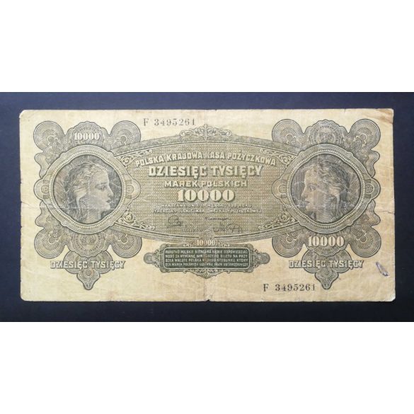 Poland 10000 Marek 1922 VG+