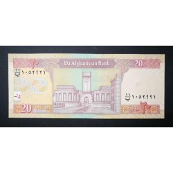 Afghanisztan 20 Afghanis 2016 Unc