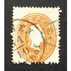   Magyarország 1861 Könyvnyomat 10 Kr. (SIS)SEK / (Bahn)hof E2.36 Gudlin 50