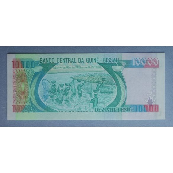 Bissau-Guinea 10000 Pesos 1990 UNC