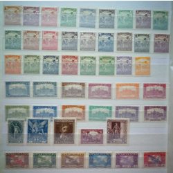 Magyarország 1920-24, 49 db bélyeg zömében falcos * G3 