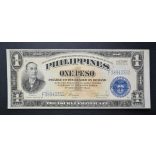 Philippines 1 Peso Victory overprint 1949 UNC