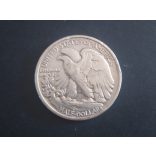 USA 1/2 Dollar 1937 Liberty ezüst VF