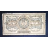 Poland 10000 Marek 1922 VG+