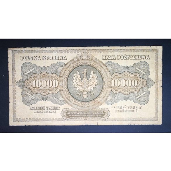 Poland 10000 Marek 1922 VG+