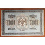 Oroszország 5000 Rubel 1918 VF+