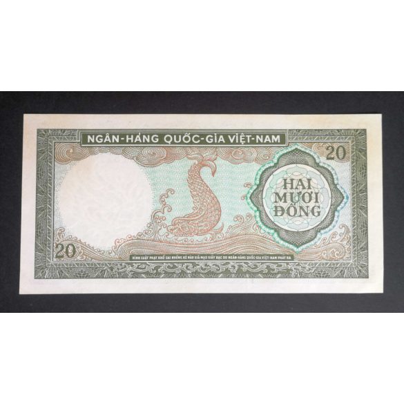 Dél-Vietnám 20 Dong 1964 XF