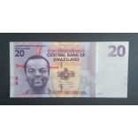Swaziland 20 Emalangeni 2017 UNC