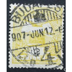 Hungary 1906 TURUL 2 f perf. 15 BUDA(PE)S(T) used