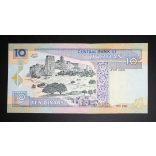 Jordan 10 Dinars 1992 Unc