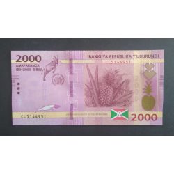 Burundi 2000 Francs 2023 Unc 