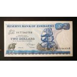 Zimbabwe 2 Dollars 1983 UNC