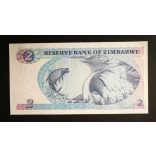 Zimbabwe 2 Dollars 1983 UNC