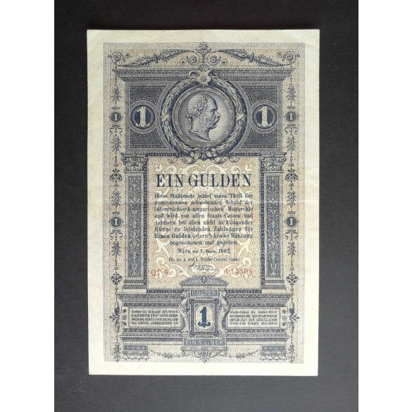 Austria-Hungary 1 Forint/1 Gulden 1882 VF