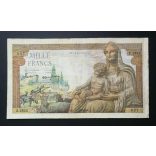 France 1000 Francs 1943 F