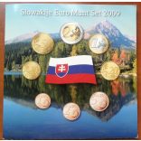 Slovakia 9-piece euro set 2009 UNC 