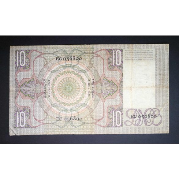 Hollandia 10 Gulden 1934 F