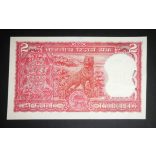 India 2 Rupees 1977 UNC-