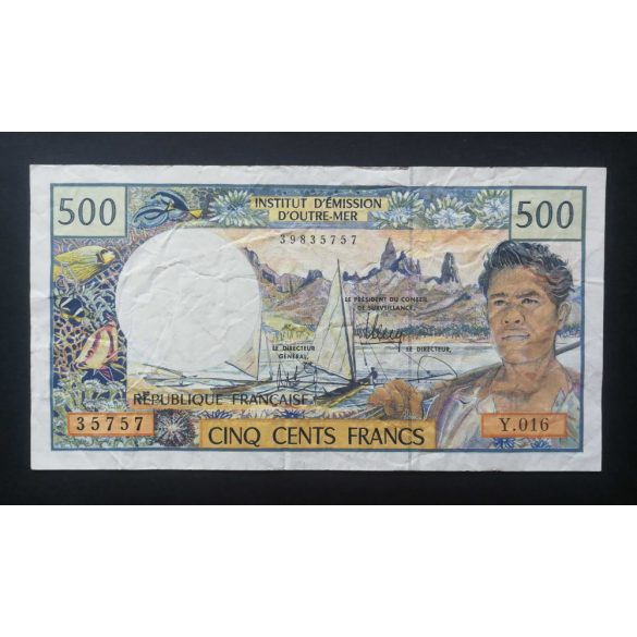 Francia csendes-óceáni területek 500 Francs 2009 F