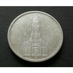 Németország 5 Márka 1934 Potsdam templom 13,9 g ezüst