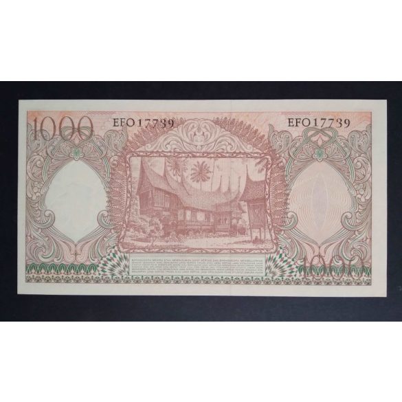 Indonesia 1000 Rupiah 1958 UNC-