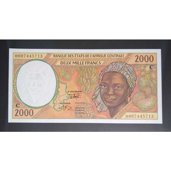 Közép-Afrikai Államok Kongó 2000 Francs 2000 UNC 