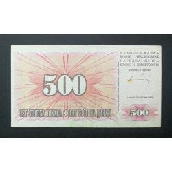 Bosznia-Hercegovina 500 Dinara 1994 VF