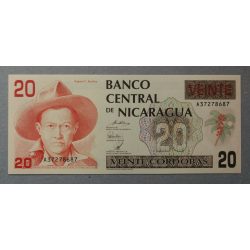 Nicaragua 20 Cordobas 1990 UNC