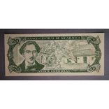 Nicaragua 20 Cordobas 1990 UNC