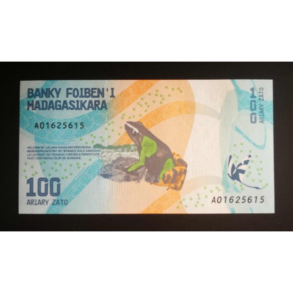 Madagaszkár 100 Ariary 2017 UNC 