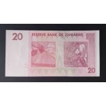 Zimbabwe 20 Dollars 2007 UNC