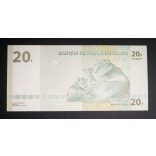 Kongó 20 Francs 2003 Unc 