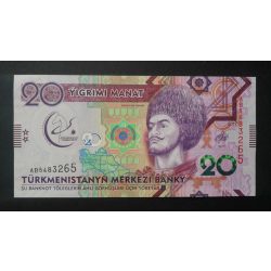 Türkmenisztán 20 Manat 2017 UNC