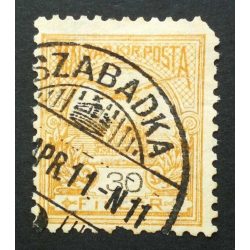 Hungary 1900 TURUL 30 F. perf. 12 : 11 3/4 SZABADKA used