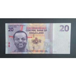 Swaziland 20 Emalangeni 2017 UNC