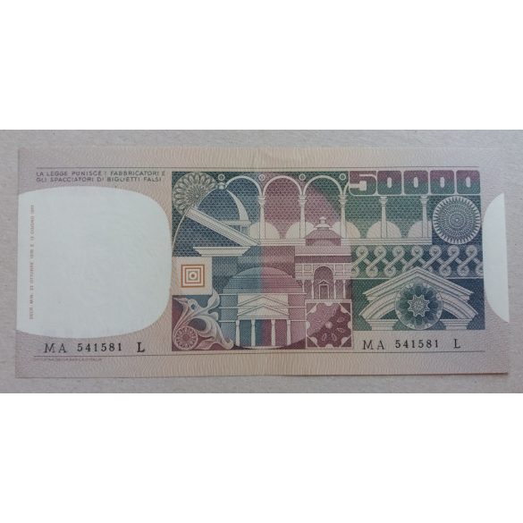 Italy 50000 Lire 1978 XF+