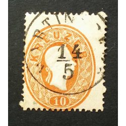   Magyarország 1861 Könyvnyomat 10 Kr. MARTINSBERG Mártonhegy E2.2 Gudlin 150 