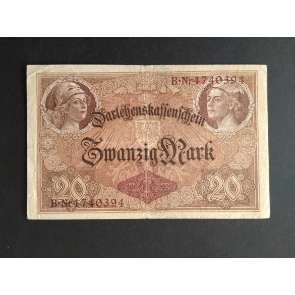 Germany 20 Mark 1914 VF-
