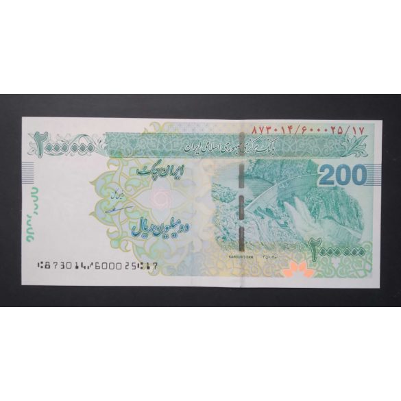 Irán 2 millió Rials 200 Toman 2022/23 Unc