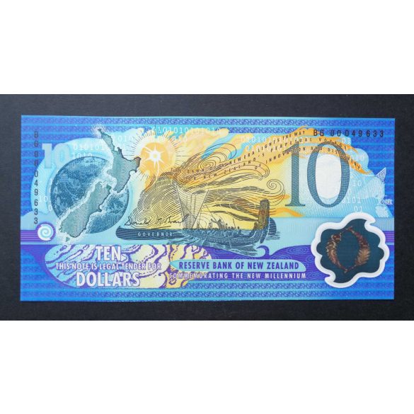 New Zealand 10 Dollars 2000 UNC commemorative banknote