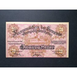 Ausztria 20 Heller 1920 Unc Gumpoldskirchen