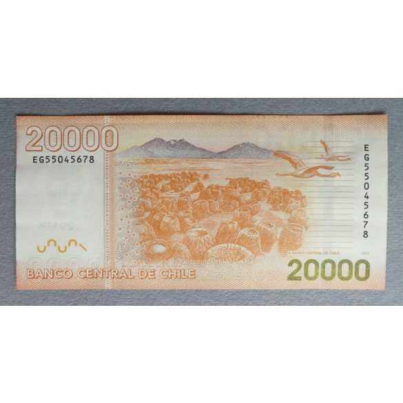 Chile 20000 Pesos 2015 Unc