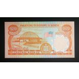 Szamoa 20 Tala 2002 UNC