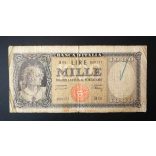 Italy 1000 Lire 1947 VG