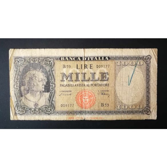 Italy 1000 Lire 1947 VG