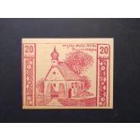 Austria 10 Heller 1920 Unc Niederneukirchen 